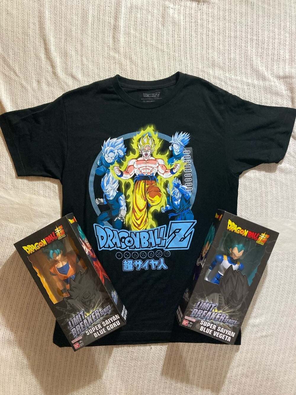 Dragon Ball Z T-Shirt  & Limit Breaker Series Action Figures